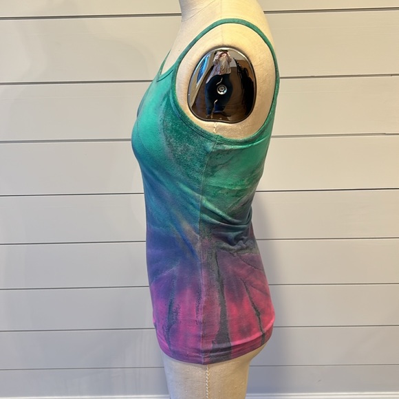 Hard Tail tie dye tank with shelf bra. Size small - Picture 2 of 7